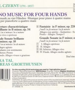 Alternative view of Carl Czerny, Duo Tal & Groethuysen - Piano Music For Four Hands (CD, Album) (Near Mint (NM or M-))