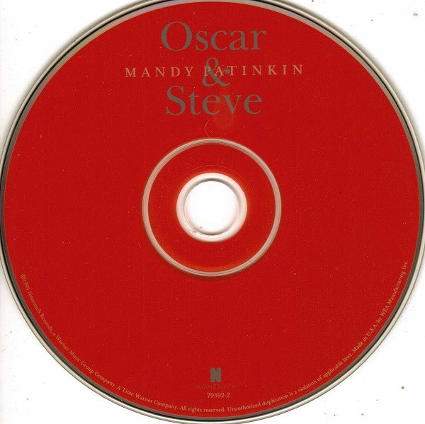 Mandy Patinkin - Oscar & Steve (CD, Album, SRC) (Near Mint (NM or M-)) - Image 3