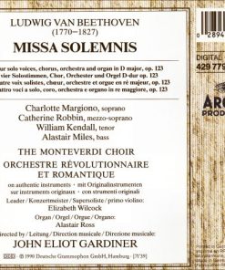 Alternative view of Beethoven* - Charlotte Margiono • Catherine Robbin • William Kendall • Alastair Miles • The Monteverdi Choir • Orchestre Révolutionnaire Et Romantique • John Eliot Gardiner - Missa Solemnis (CD, Album, RE) (Near Mint (NM or M-))