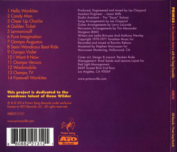 Primus - Primus & The Chocolate Factory With The Fungi Ensemble (CD, Album, Dig) (Mint (M)) - Image 2