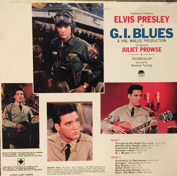 Elvis* - G.I. Blues (LP, Album, RE) (Mint (M)) - Image 2