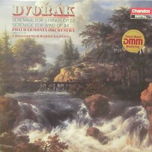 Dvořák*, Philharmonia Orchestra, Christopher Warren-Green - Serenade For Strings Op. 22 / Serenade For Wind Op. 44 (LP) (Near Mint (NM or M-))