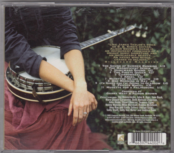 Alison Brown - Stolen Moments (CD, Album) (Near Mint (NM or M-)) - Image 2