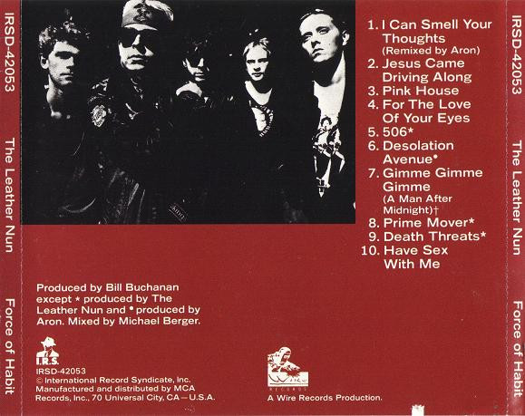 The Leather Nun - Force Of Habit (CD, Comp) (Near Mint (NM or M-)) - Image 2
