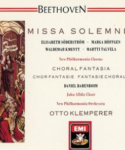 Beethoven*, Otto Klemperer, New Philharmonia Orchestra - Elisabeth Söderström, Marga Höffgen, Waldemar Kmentt, Martti Talvela, New Philharmonia Chorus / Daniel Barenboim, John Alldis Choir - Missa Solemnis / Choral Fantasia (2xCD, Comp, RE, RM) (Near Mint (NM or M-))