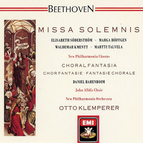 Beethoven*, Otto Klemperer, New Philharmonia Orchestra - Elisabeth Söderström, Marga Höffgen, Waldemar Kmentt, Martti Talvela, New Philharmonia Chorus / Daniel Barenboim, John Alldis Choir - Missa Solemnis / Choral Fantasia (2xCD, Comp, RE, RM) (Near Mint (NM or M-))
