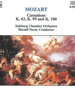 Wolfgang Amadeus Mozart, Salzburger Kammerorchester, Harald Nerat - Mozart Cassations K. 63, K. 99 and K. 100 (CD, Album) (Very Good Plus (VG+))