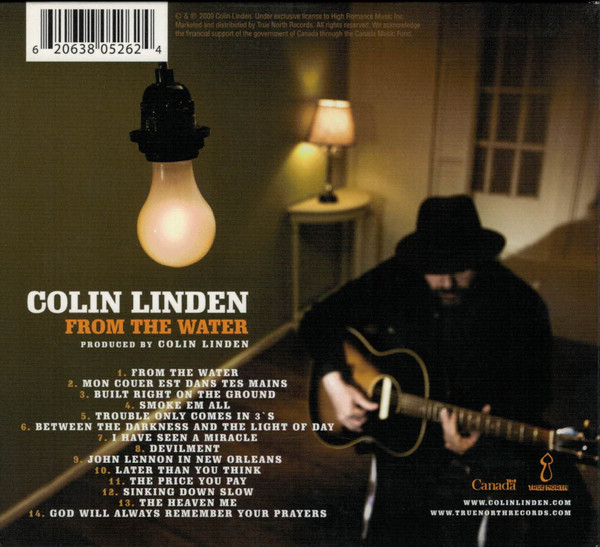 Colin Linden - From The Water (CD, Album) (Mint (M)) - Image 2