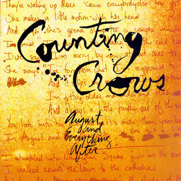 Counting Crows - August And Everything After (CD, Album) (Near Mint (NM or M-))
