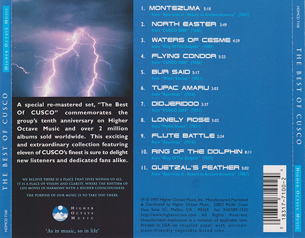 Cusco - The Best Of Cusco (CD, Comp) (Near Mint (NM or M-)) - Image 2