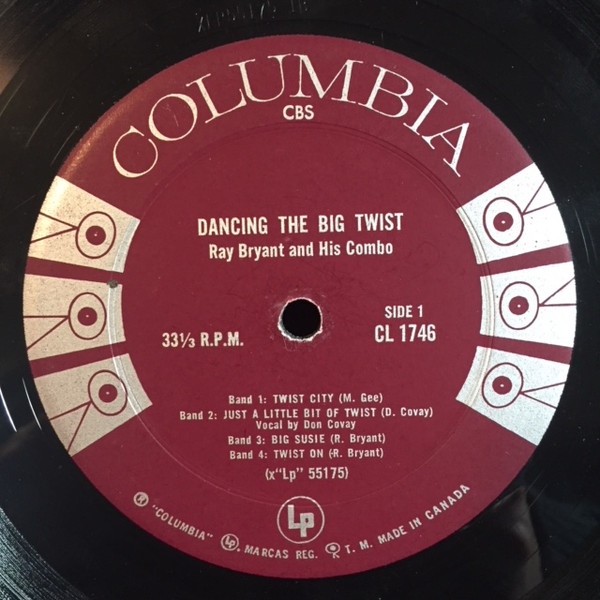 The Ray Bryant Combo - Dancing The Big Twist (LP, Album, Mono) (Very Good Plus (VG+)) - Image 3