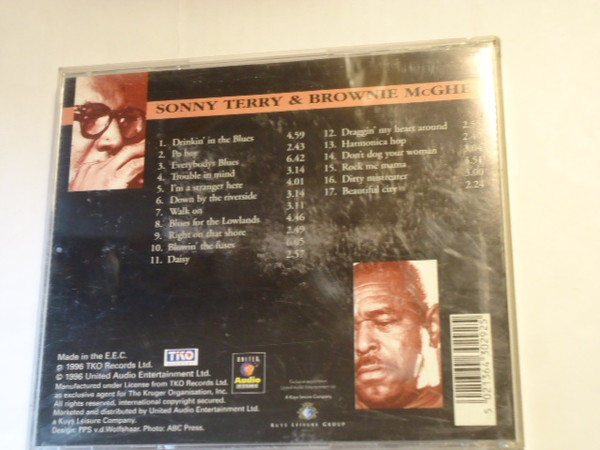 Sonny Terry & Brownie McGhee - Sonny Terry & Brownie McGhee (CD, Comp) (Near Mint (NM or M-)) - Image 2