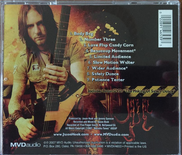 Jason Hook - Safety Dunce (CD, Album + DVD-V) (Near Mint (NM or M-)) - Image 5