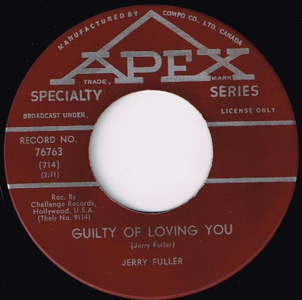 Jerry Fuller - Guilty Of Loving You (7", Single) (Near Mint (NM or M-))