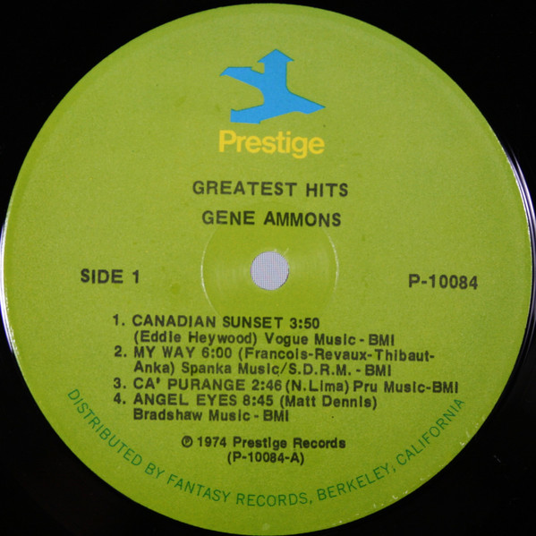 Gene Ammons - Greatest Hits (LP, Comp, Ind) (Very Good Plus (VG+)) - Image 3