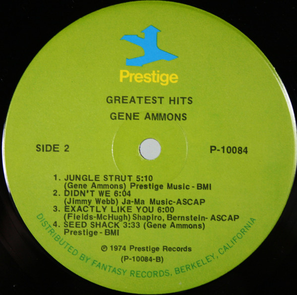 Gene Ammons - Greatest Hits (LP, Comp, Ind) (Very Good Plus (VG+)) - Image 4