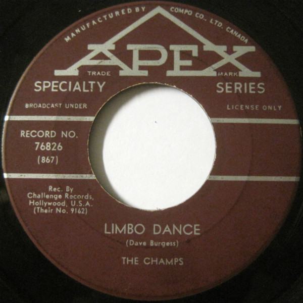 The Champs - Limbo Dance (7") (Near Mint (NM or M-))