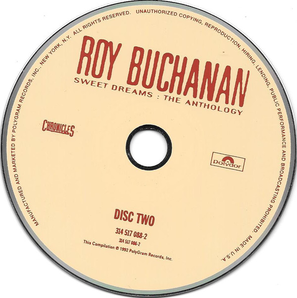Roy Buchanan - Sweet Dreams: The Anthology (2xCD, Comp) (Near Mint (NM or M-)) - Image 5