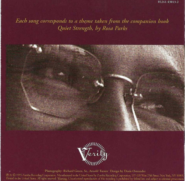 Various - Verity Records Presents: A Tribute To Mrs. Rosa Parks (CD, Comp, Club) (Near Mint (NM or M-)) - Image 2