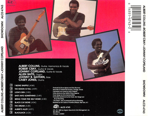 Albert Collins, Robert Cray, Johnny Copeland - Showdown! (CD, Album) (Mint (M)) - Image 2