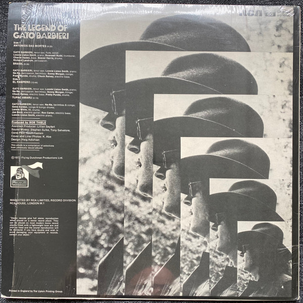 Gato Barbieri - The Legend Of Gato Barbieri (LP, Comp) (Near Mint (NM or M-)) - Image 2