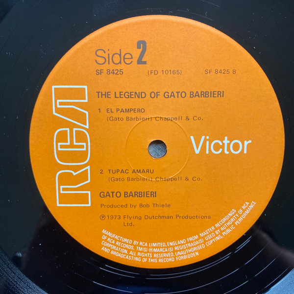 Gato Barbieri - The Legend Of Gato Barbieri (LP, Comp) (Near Mint (NM or M-)) - Image 4