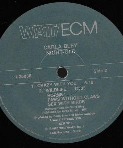 Carla Bley - Night-glo (LP, Album) (Near Mint (NM or M-)) - Image 4