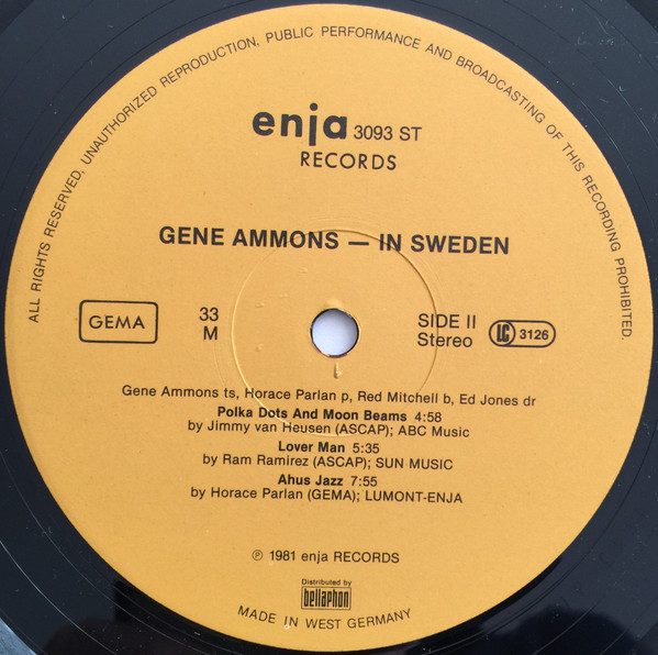 Gene Ammons - In Sweden (LP, Album) (Near Mint (NM or M-)) - Image 4