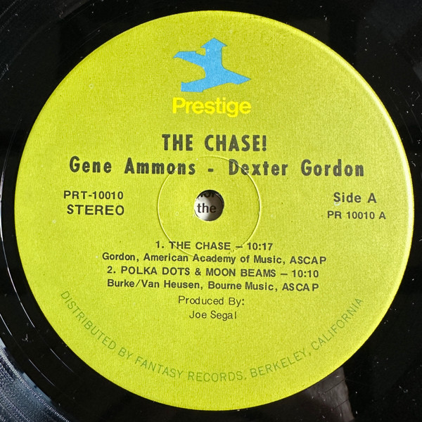 Gene Ammons & Dexter Gordon - The Chase! (LP, Album, RE) (Very Good (VG)) - Image 3