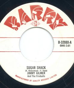 Jimmy Gilmer And The Fireballs - Sugar Shack (7", Single) (Near Mint (NM or M-))