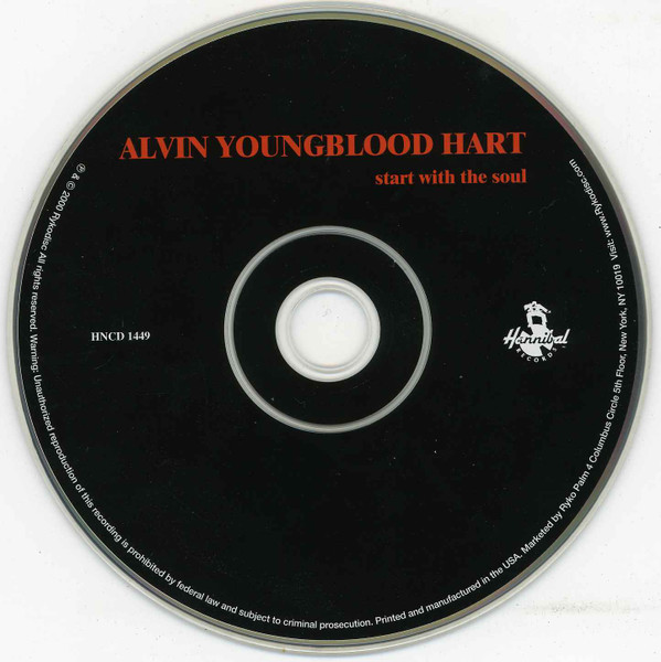 Alvin Youngblood Hart - Start With The Soul (CD, Album) (Near Mint (NM or M-)) - Image 3