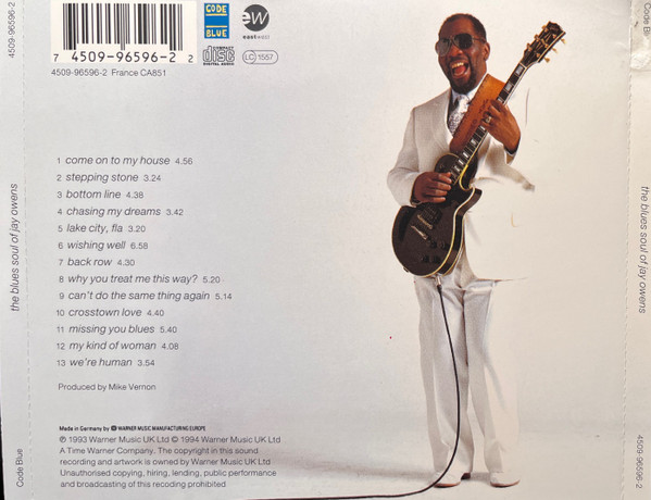 Jay Owens - The Blues Soul Of Jay Owens (CD, Album) (Near Mint (NM or M-)) - Image 3