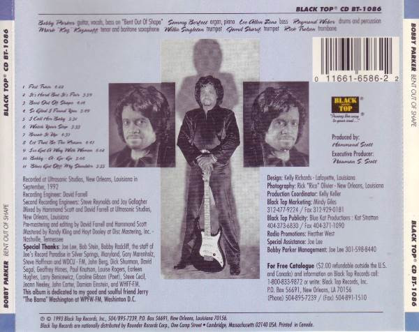 Bobby Parker (2) - Bent Out Of Shape (CD, Album) (Near Mint (NM or M-)) - Image 2