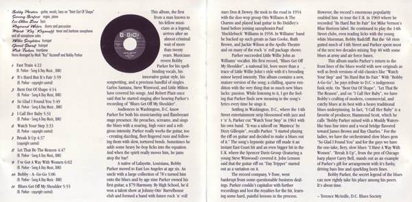 Bobby Parker (2) - Bent Out Of Shape (CD, Album) (Near Mint (NM or M-)) - Image 5