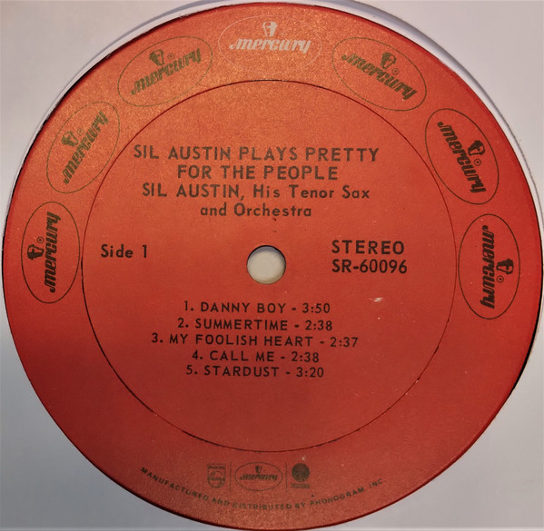 Sil Austin - Sil Austin Plays Pretty For The People (LP, RE) (Very Good Plus (VG+)) - Image 3