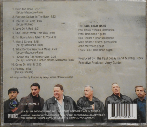 The Paul deLay Band - Nice & Strong (CD, Album) (Near Mint (NM or M-)) - Image 5