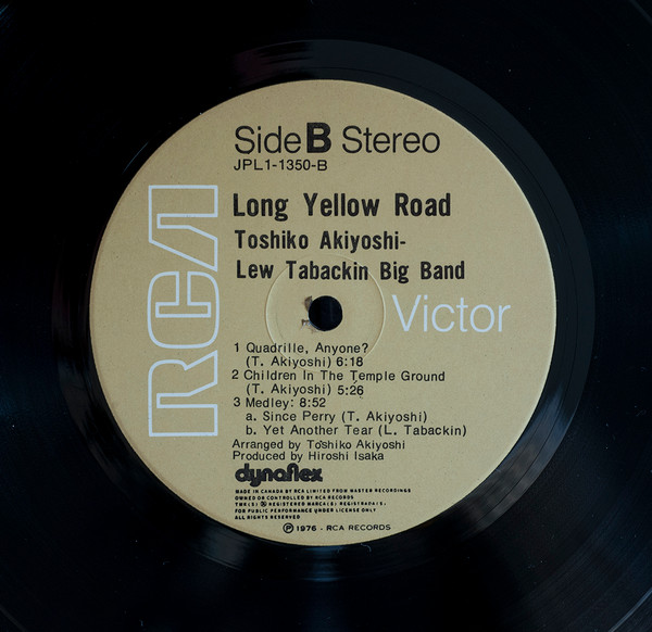 Toshiko Akiyoshi-Lew Tabackin Big Band - Long Yellow Road (LP, Album) (Near Mint (NM or M-)) - Image 3