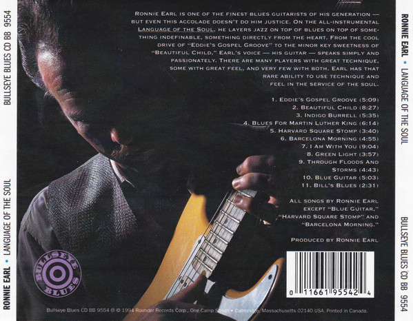 Ronnie Earl & The Broadcasters* - Language Of The Soul (CD, Album) (Near Mint (NM or M-)) - Image 3