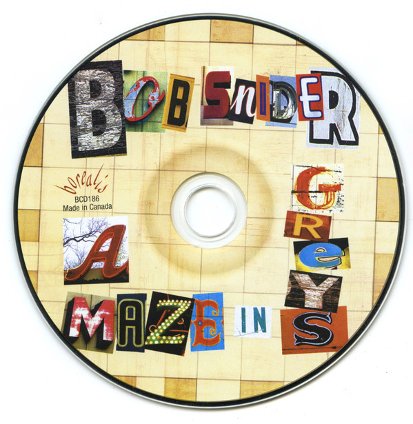 Bob Snider - A Maze In Greys (CD, Album) (Near Mint (NM or M-)) - Image 3