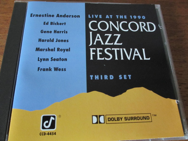 Ernestine Anderson, Ed Bickert, Gene Harris, Harold Jones, Marshall Royal, Lynn Seaton, Frank Wess - Live At The 1990 Concord Jazz Festival Third Set (CD, Album) (Near Mint (NM or M-))