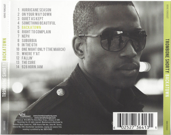 Trombone Shorty - Backatown (CD, Album) (Near Mint (NM or M-)) - Image 2