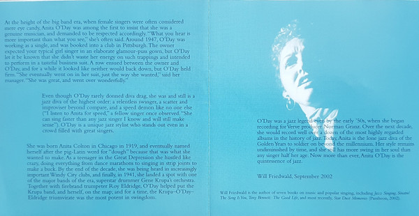 Anita O'Day - Anita O'Day (CD, Comp) (Near Mint (NM or M-)) - Image 4