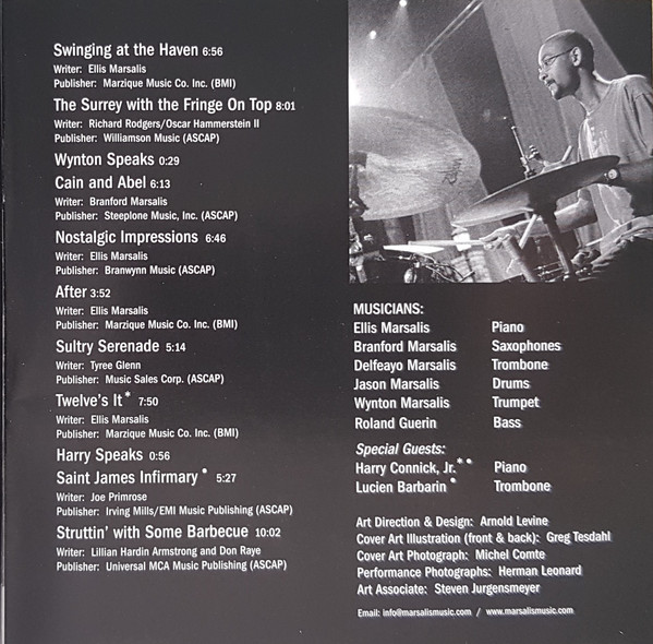 The Marsalis Family - A Jazz Celebration (CD, Album) (Near Mint (NM or M-)) - Image 3