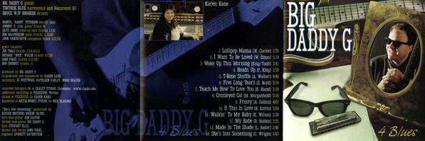 Big Daddy G (3) - 4 Blues (CD, Album) (Near Mint (NM or M-)) - Image 3
