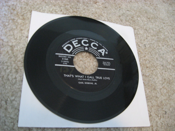 Carl Dobkins Jr. - Pretty Little Girl In The Yellow Dress / That's What I Call True Love (7", Single) (Near Mint (NM or M-)) - Image 2