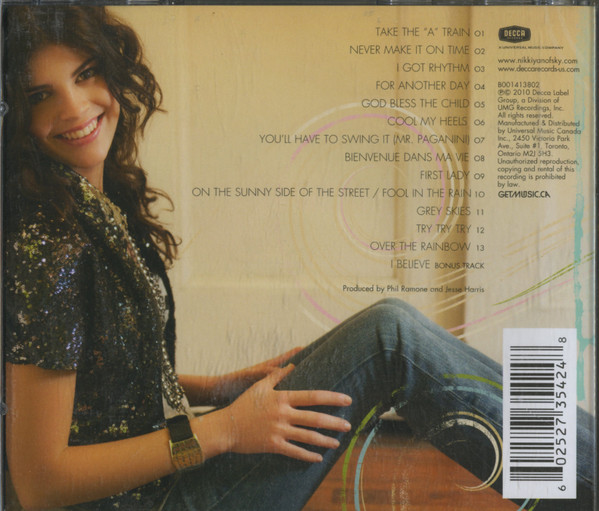 Nikki Yanofsky - Nikki (CD, Album) (Mint (M)) - Image 2