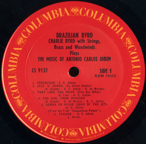 Charlie Byrd - Brazilian Byrd (LP, Album, RE) (Very Good Plus (VG+)) - Image 3