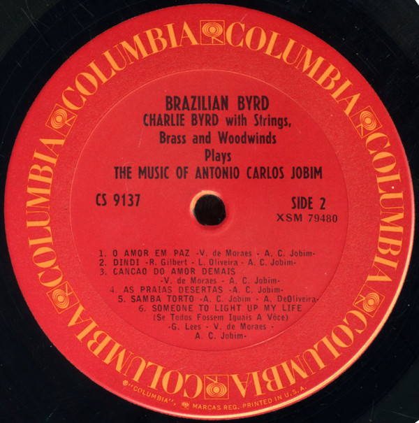 Charlie Byrd - Brazilian Byrd (LP, Album, RE) (Very Good Plus (VG+)) - Image 4