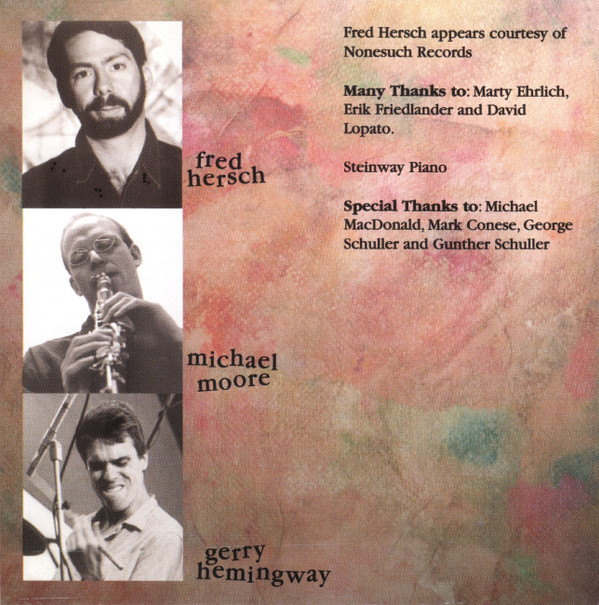 Fred Hersch / Michael Moore (4) / Gerry Hemingway - Thirteen Ways (CD, Album) (Near Mint (NM or M-)) - Image 4