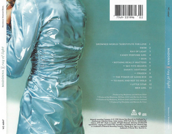 Madonna - Ray Of Light (CD, Album, Club, Cin) (Mint (M)) - Image 2